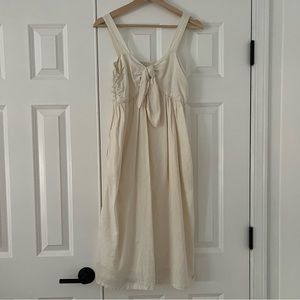 Who What Wear Cream Sundress